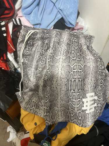 Eric Emanuel Eric Emanuel OG grey snakeskin shorts