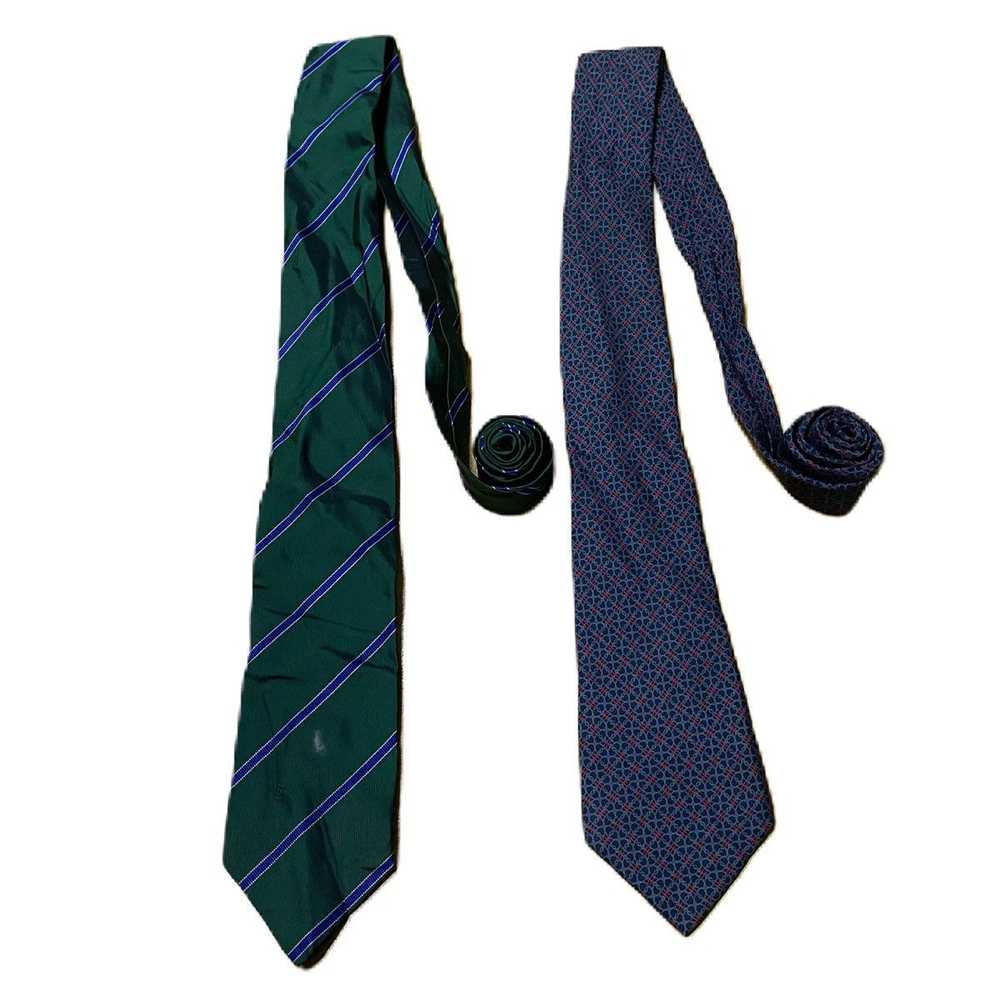 Chanel × Hermes Lot of 2 CHANEL HERMES tie necktie - image 2