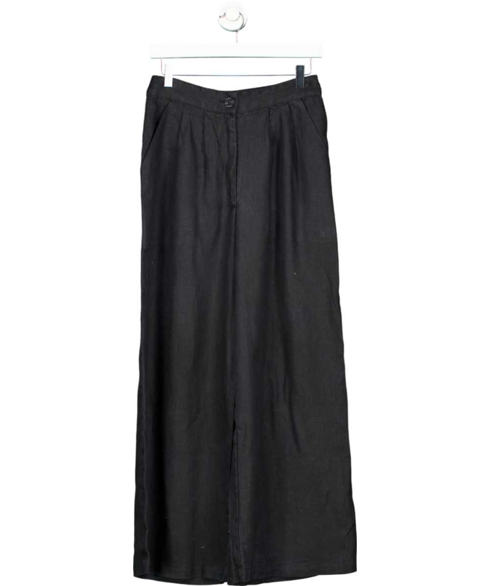 Faithful The Brand Black Wide Leg Trousers UK S - image 1