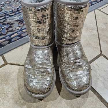 UGG Australia Gold Sequin Boots