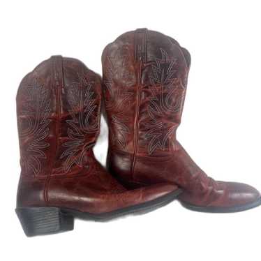 Ariat Heritage Cowgirl Boots Women’s 8.5B Distres… - image 1