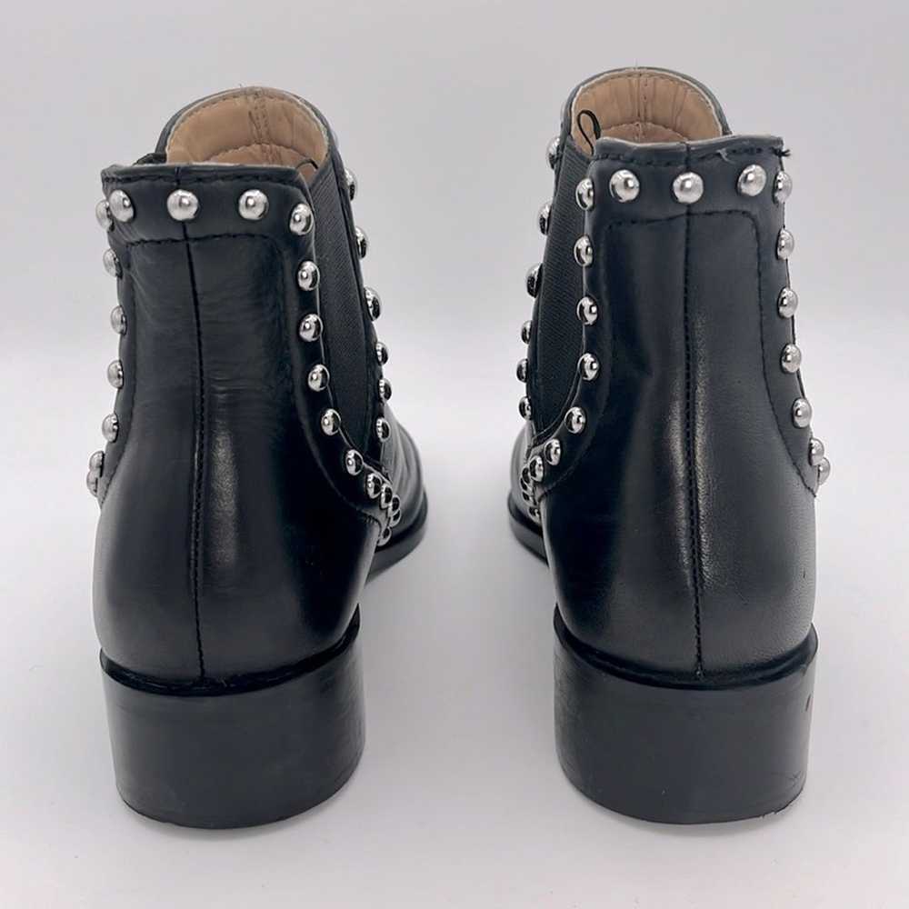 ZARA - women’s black leather Chelsa ankle boots s… - image 5