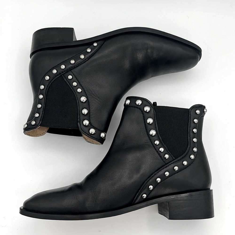 ZARA - women’s black leather Chelsa ankle boots s… - image 6