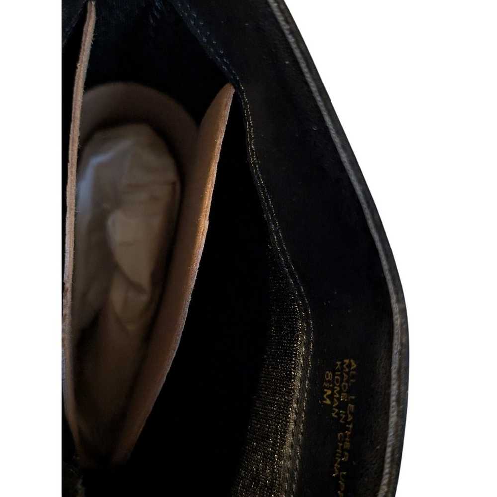 Eitienne Aigner Gilmore All Leather Black Heel Zi… - image 9