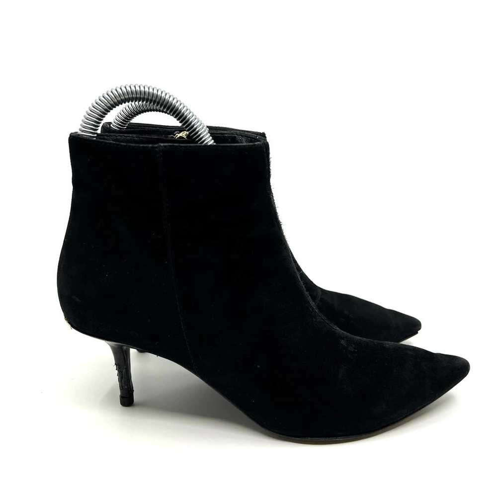 Burberry Black Suede Pointed Toe Stiletto Ankle B… - image 3