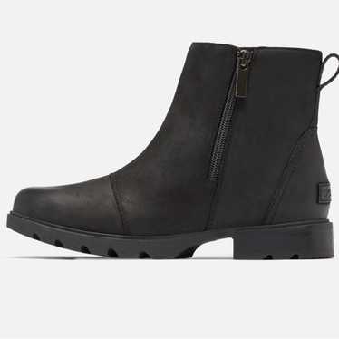 SOREL Emelie III Zip Waterproof | Black Leather