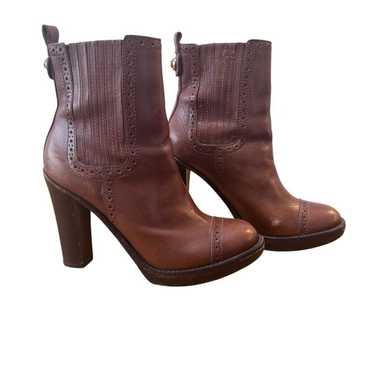 Tory Burch leather booties