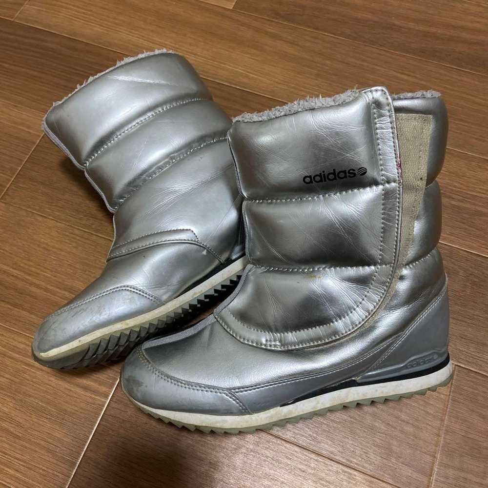 adidas Silver Snow Boots Neo Gal Y2K Cyber 00s - image 1