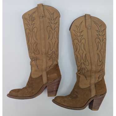 Vintage Miss Capezio Suede Leather CowGirl Cowboy… - image 1