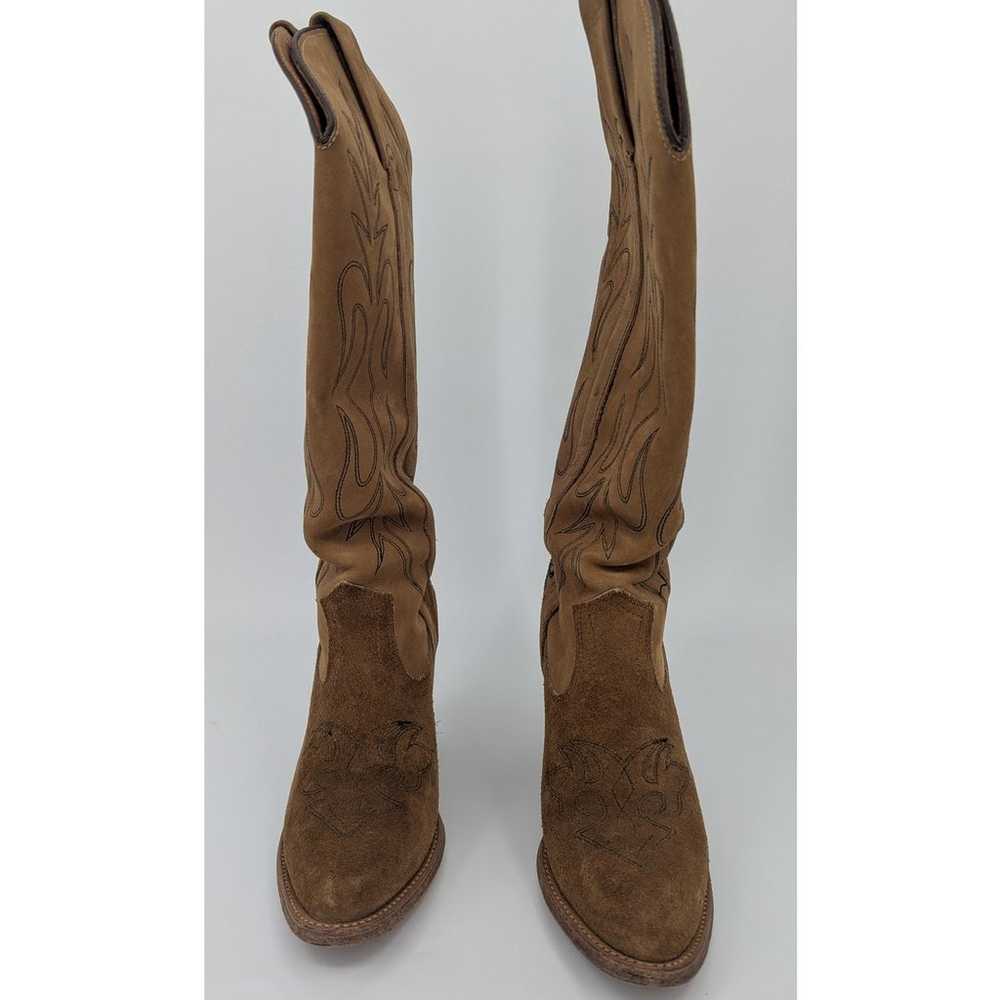 Vintage Miss Capezio Suede Leather CowGirl Cowboy… - image 3