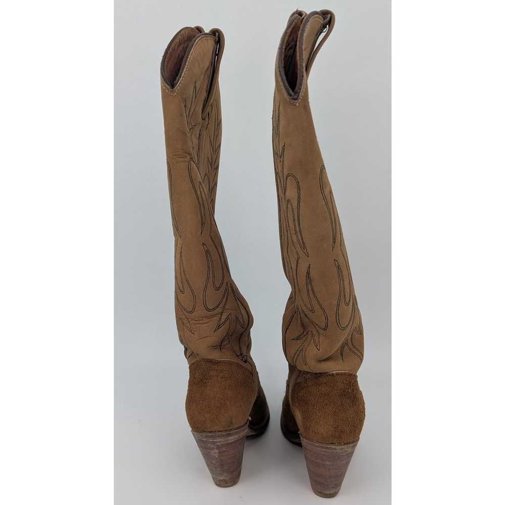 Vintage Miss Capezio Suede Leather CowGirl Cowboy… - image 4