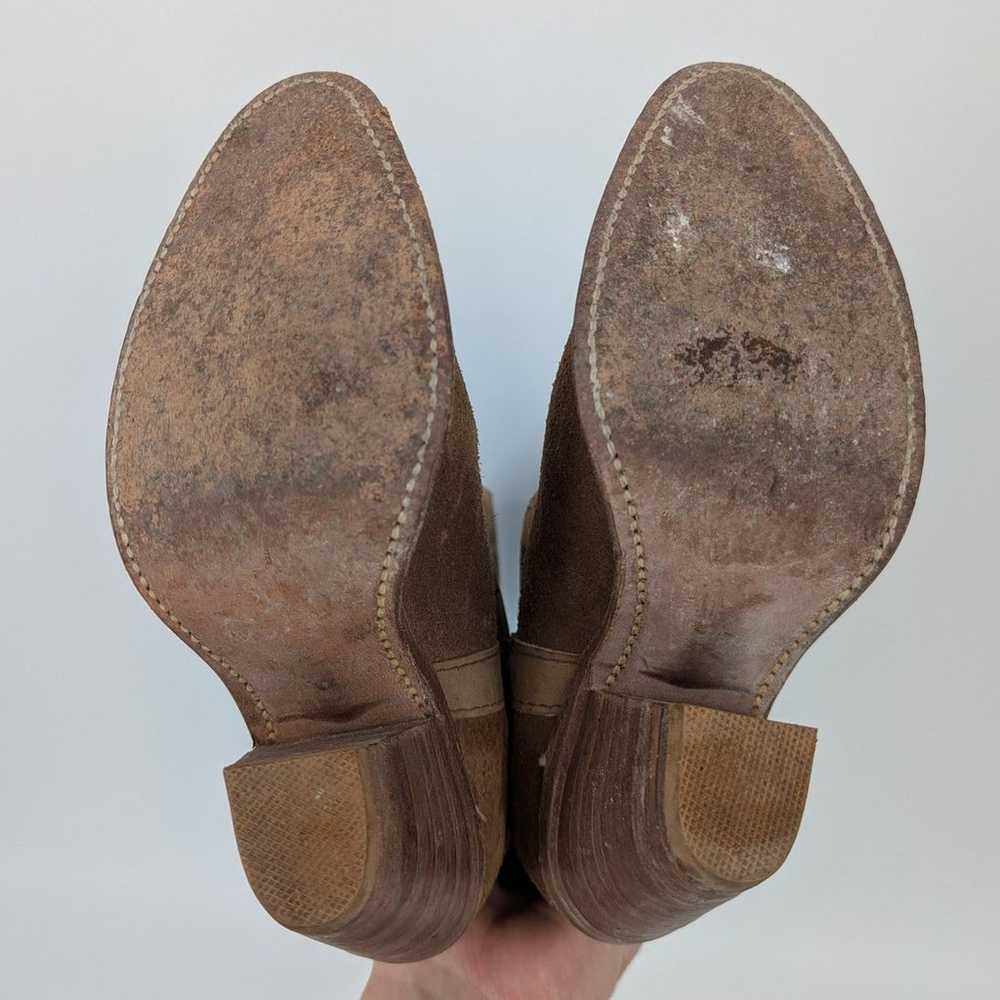 Vintage Miss Capezio Suede Leather CowGirl Cowboy… - image 5