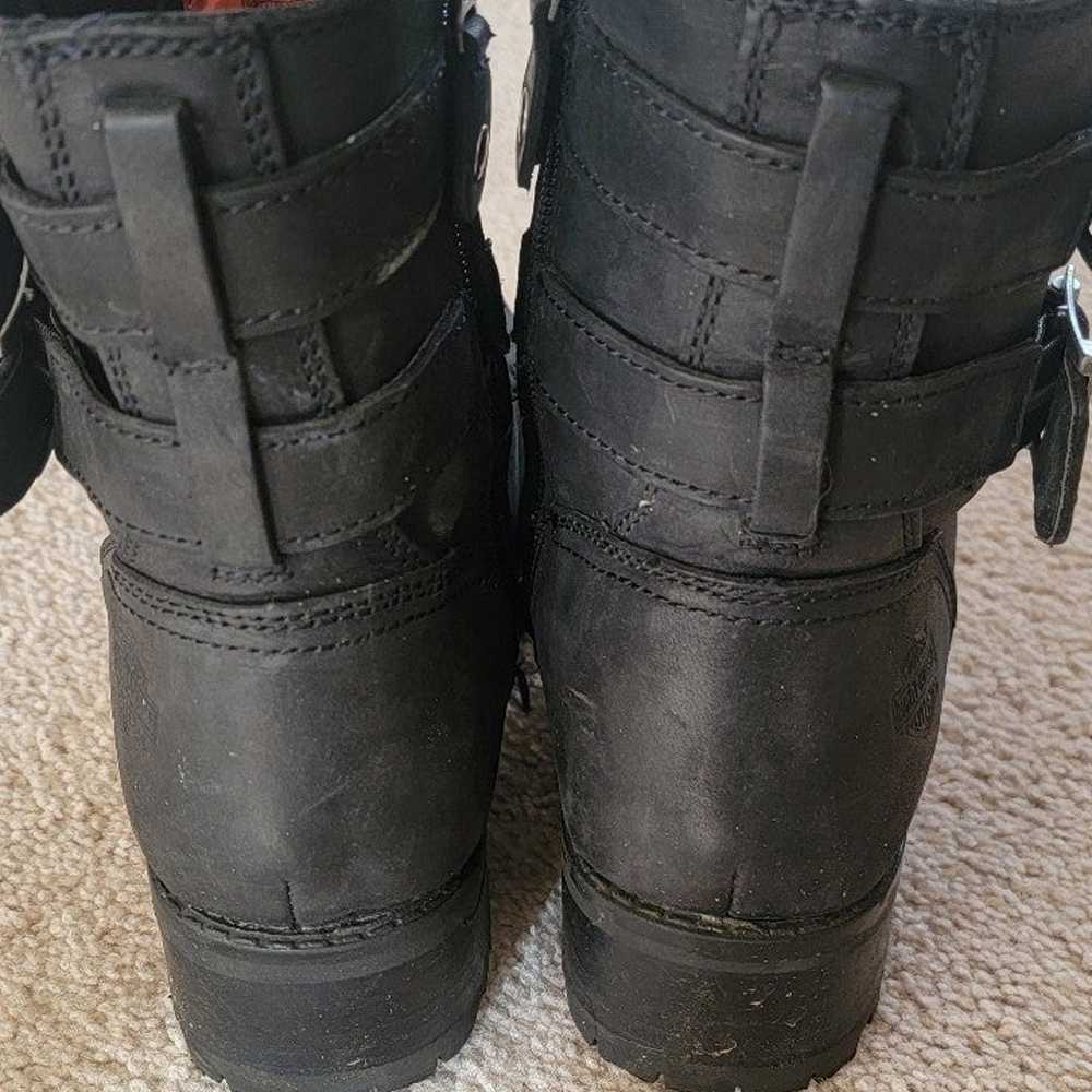 Harley Davidson Archer Motorcycle Boots Sz 9 - image 9