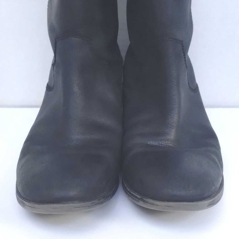 Frye & Co. Tania Black Leather Pull On Knee High … - image 3