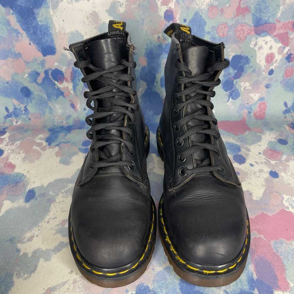 Dr. Martens 1460 Black Leather Boots Womens size … - image 2