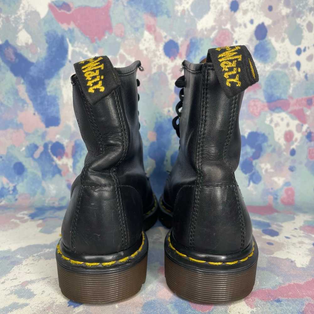 Dr. Martens 1460 Black Leather Boots Womens size … - image 4