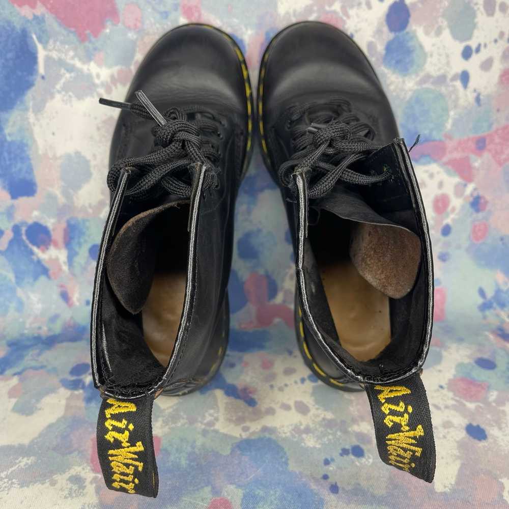 Dr. Martens 1460 Black Leather Boots Womens size … - image 6