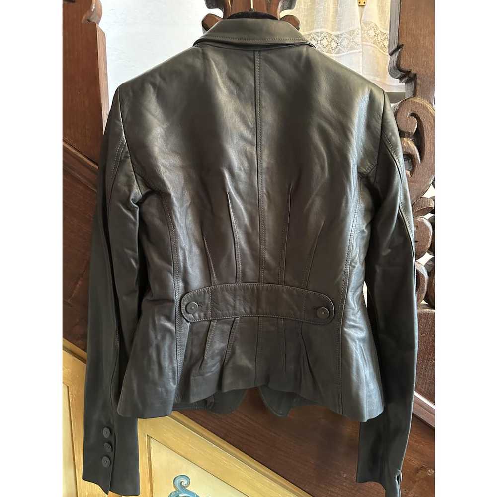 Armani Collezioni Leather biker jacket - image 2