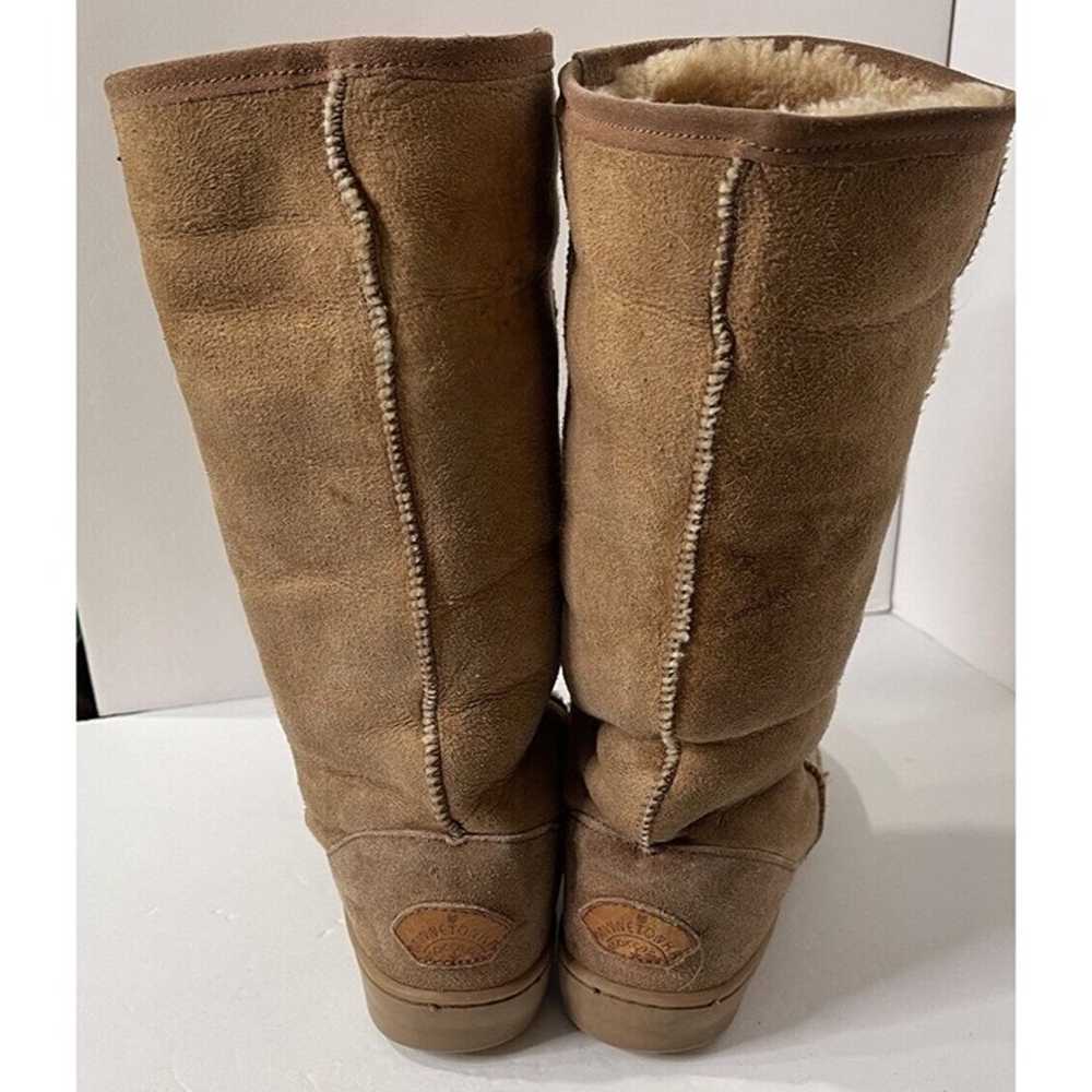 Minnetonka Moccasin Boots Shearling Ankle Winter … - image 9