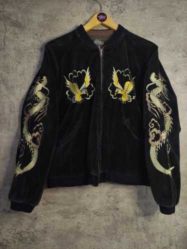 Sukajan souvenir jacket back - Gem