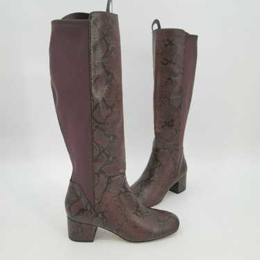 Donald Pliner Cayden Snake Print Knee High Leathe… - image 1