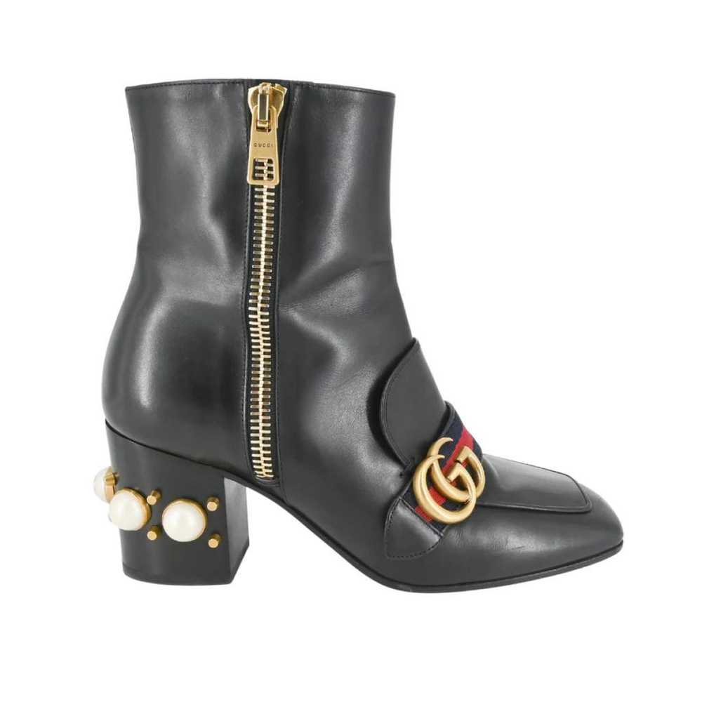 Gucci Leather ankle boots - image 2