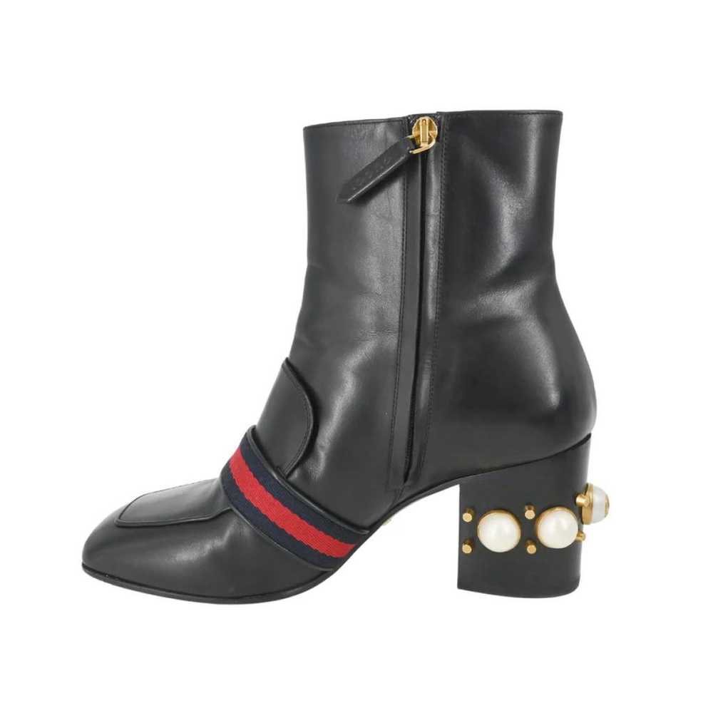 Gucci Leather ankle boots - image 3