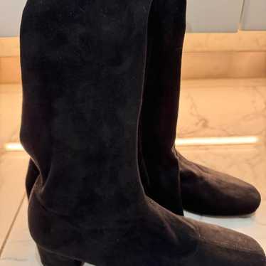 【Diana】Excellent condition❣️ Suede long boots (bl… - image 1