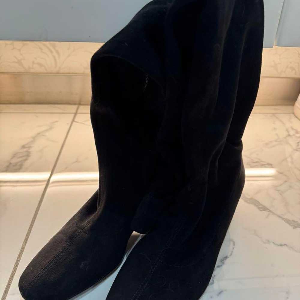 【Diana】Excellent condition❣️ Suede long boots (bl… - image 2