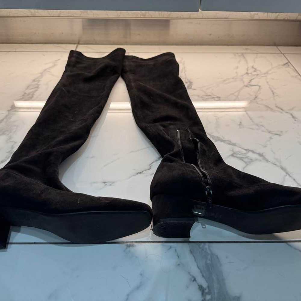 【Diana】Excellent condition❣️ Suede long boots (bl… - image 8