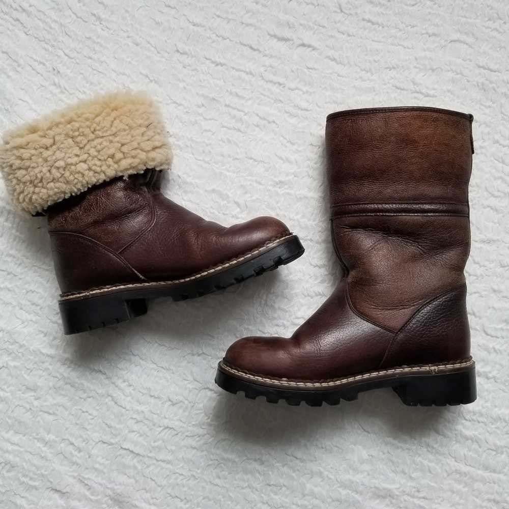 Blondo Genuine Sheepskin Shearling Mouton Wear Bo… - image 1