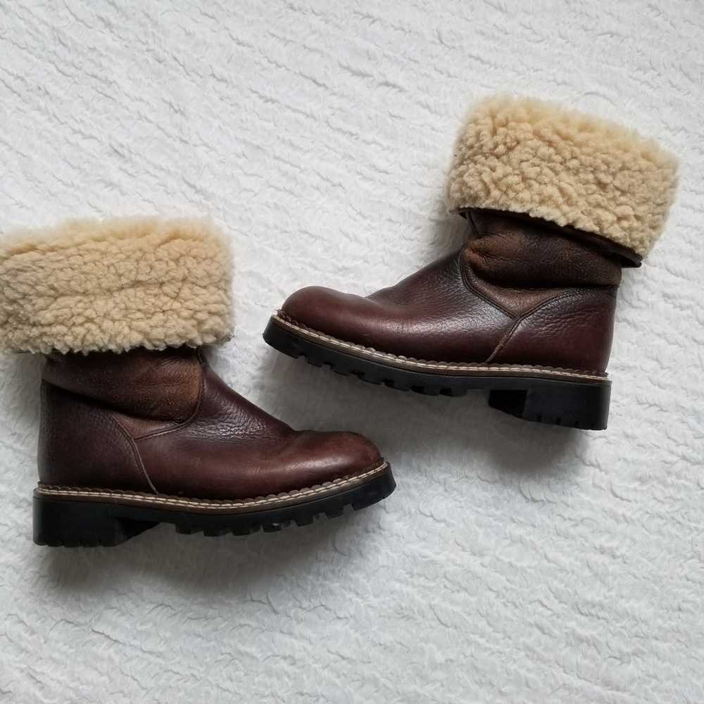 Blondo Genuine Sheepskin Shearling Mouton Wear Bo… - image 4