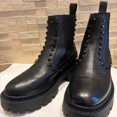 ASH Studded Side Gore Boots Black