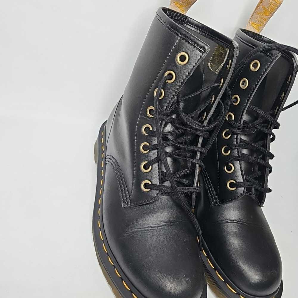 Dr Martens boots Women's black leather size 5 - image 2