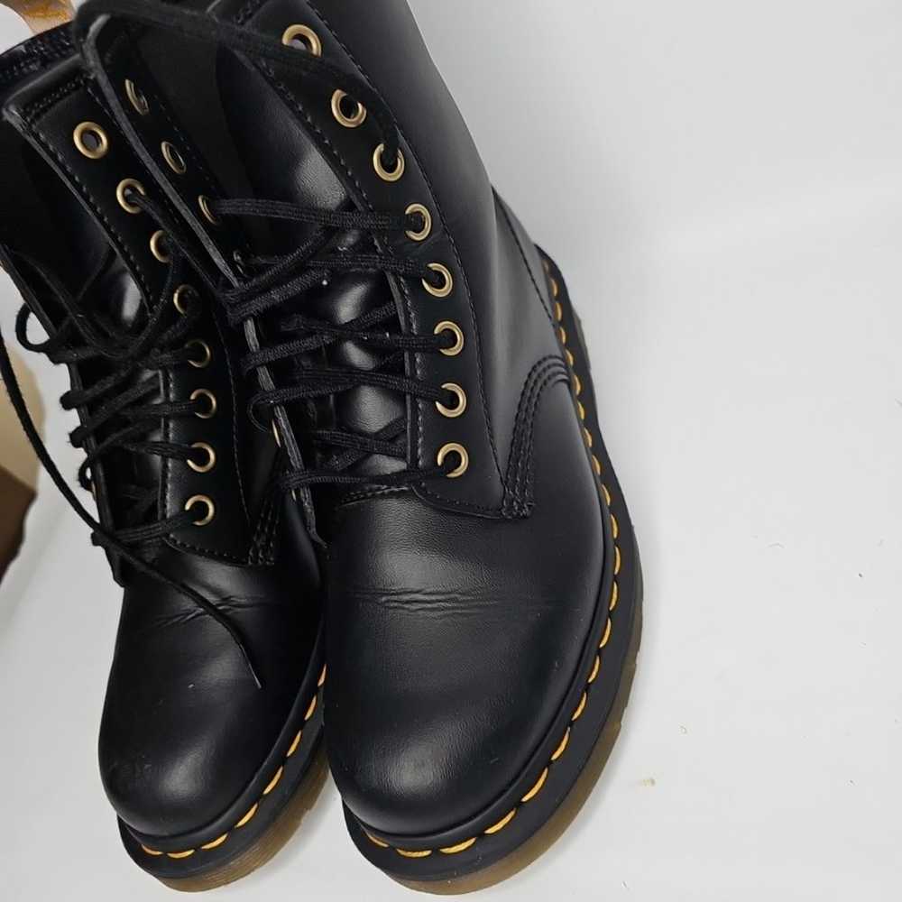 Dr Martens boots Women's black leather size 5 - image 3