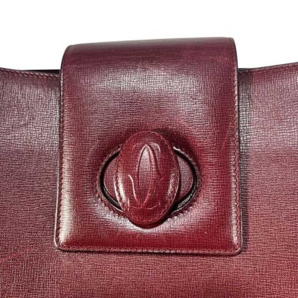 Cartier Authentic Red Leather Must De Cartier Lea… - image 3