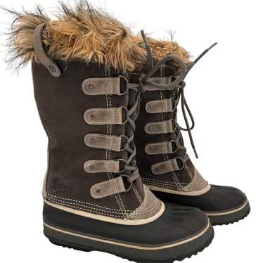 Sorel Women's Joan of Arctic Gray Winter Fur Lace… - image 1