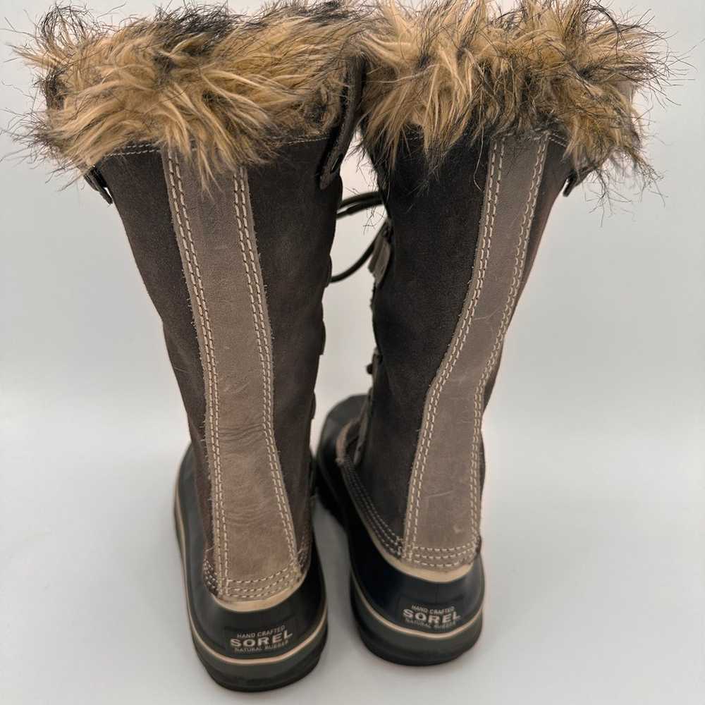 Sorel Women's Joan of Arctic Gray Winter Fur Lace… - image 2