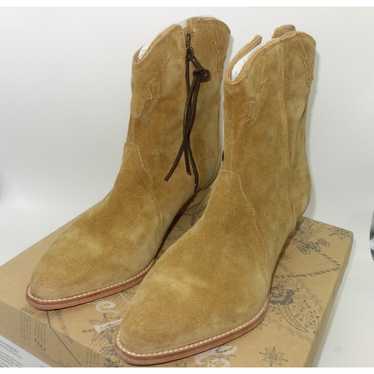 NEW Free People New Frontier Suede Western Boot Ca