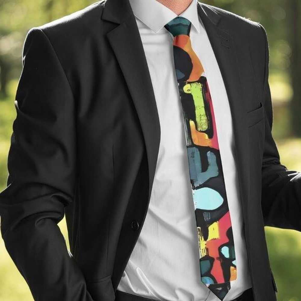 Anticulture × Handmade Modernist Tie Retro Design… - image 2