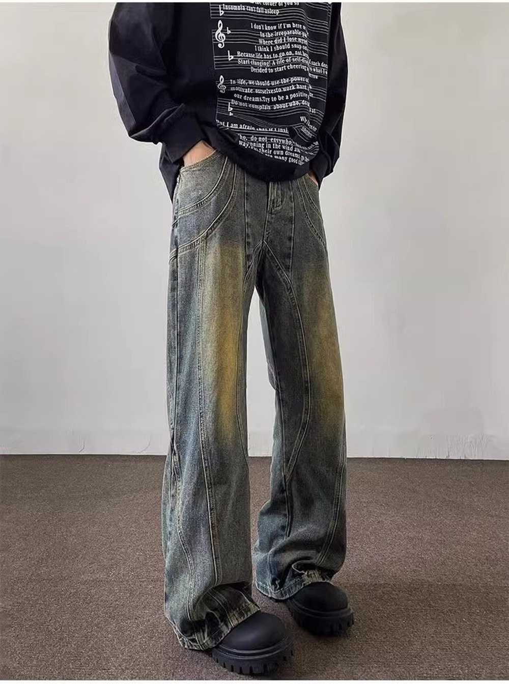 Japanese Brand × Jean × Streetwear Retro straight… - image 1