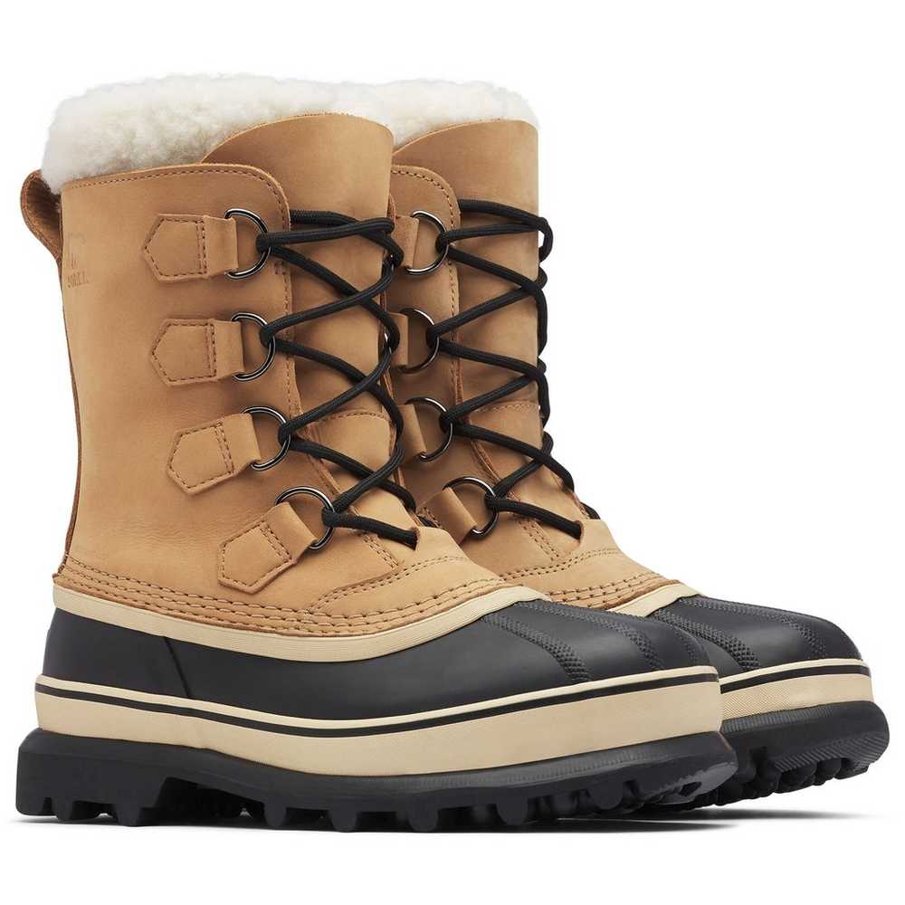 SOREL Caribou Winter Boot and Buff Waterproof Nub… - image 2