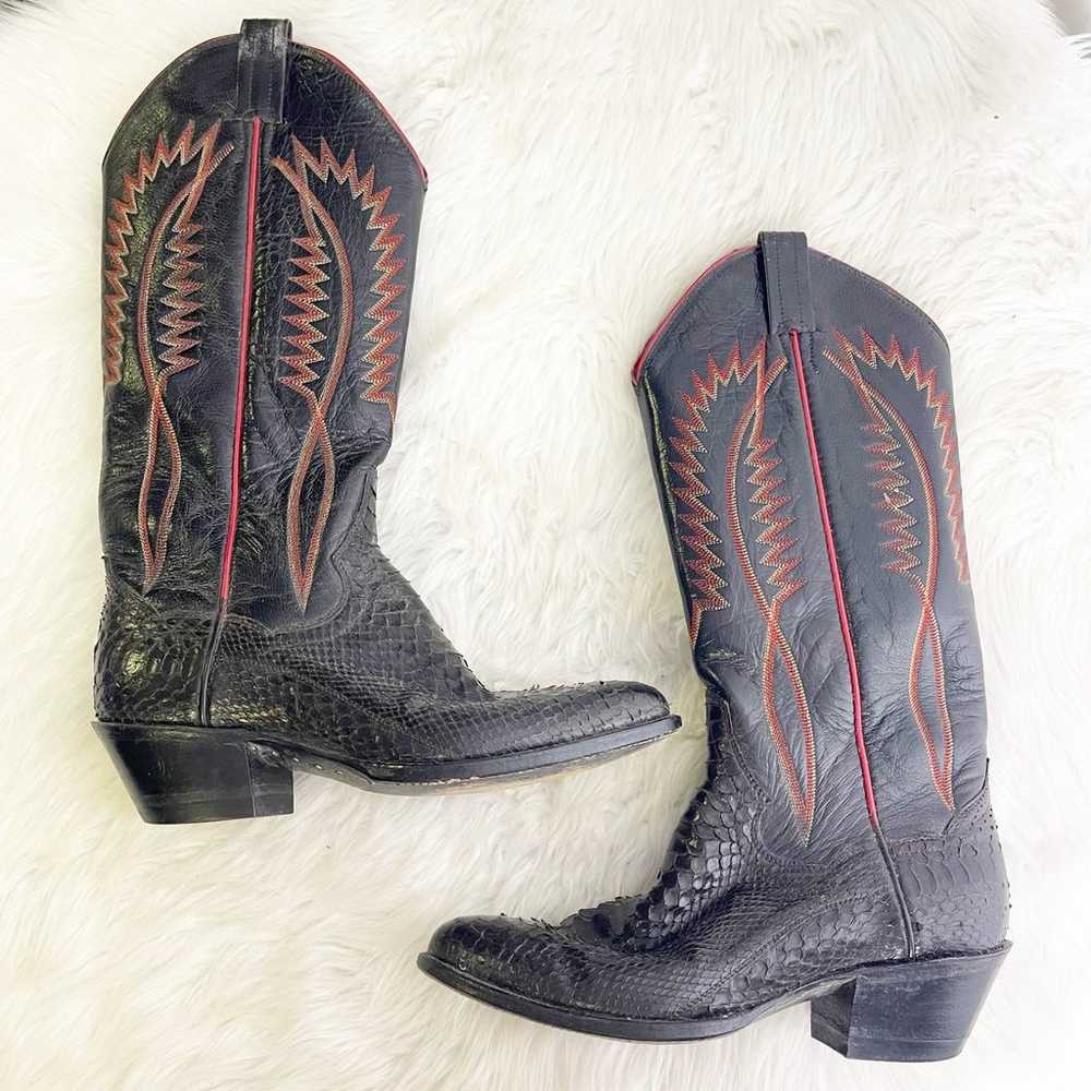 PANHANDLE SLIM Cowgirl Cowboy Leather Boots Size … - image 1