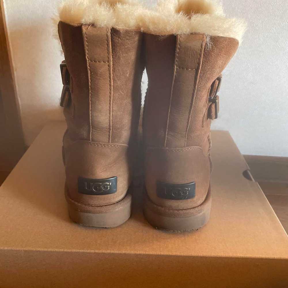 UGG sheepskin boots, camel, size 24.0 cm - image 2