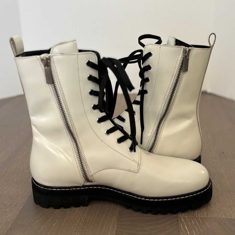 Thursday Boot Co Combat Boots White Black Sz 10 P… - image 10