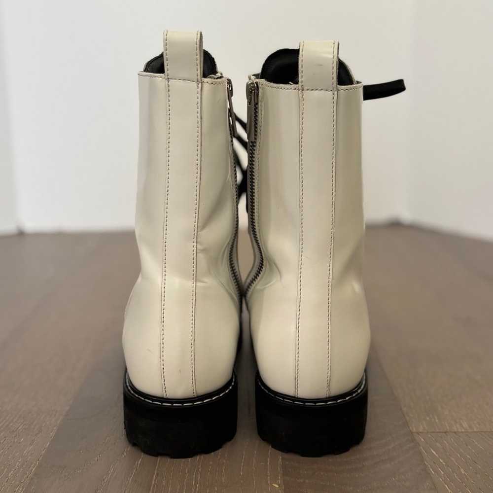 Thursday Boot Co Combat Boots White Black Sz 10 P… - image 3