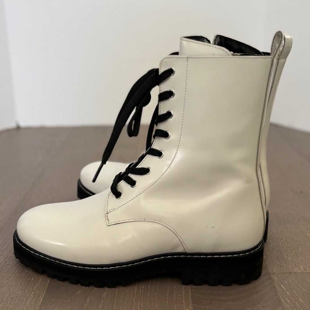 Thursday Boot Co Combat Boots White Black Sz 10 P… - image 4