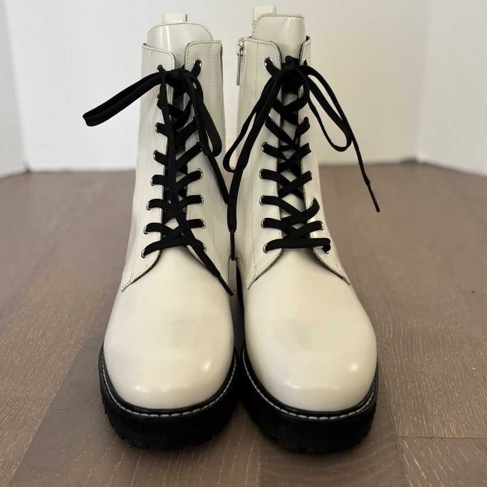 Thursday Boot Co Combat Boots White Black Sz 10 P… - image 6