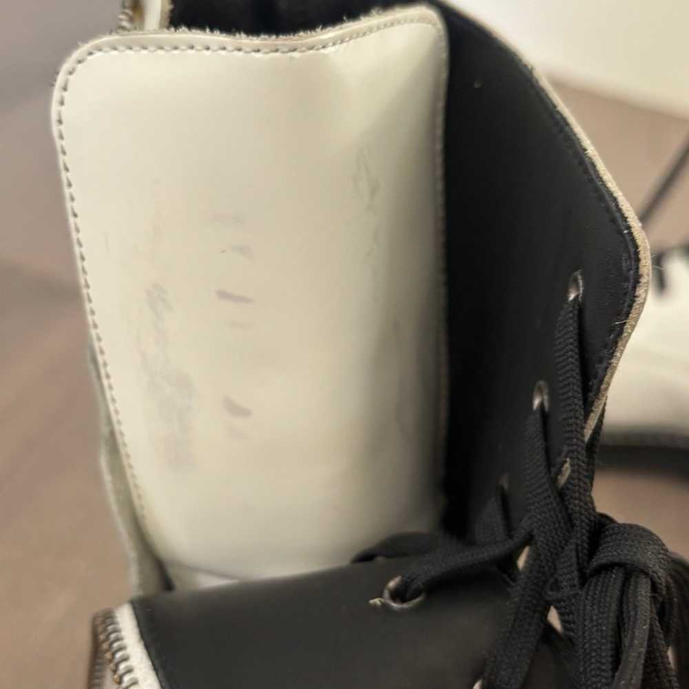 Thursday Boot Co Combat Boots White Black Sz 10 P… - image 9