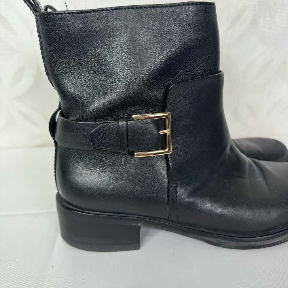 TORY BURCH Riley Mid Buckle Tumbled Leather Black… - image 3